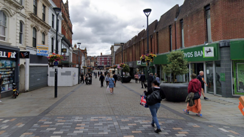 View looking down St Peter's Street