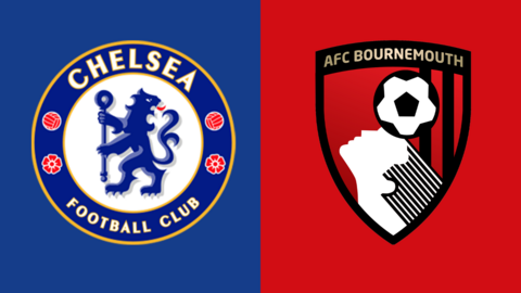 Chelsea v Bournemouth badges