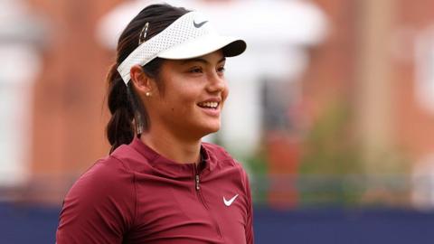 Emma Raducanu smiles
