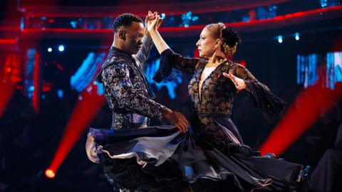 Johannes and Alex performing on Strictly Come Dancing