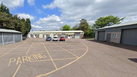 Beeching Close, the site of where the proposed ambulance post will be 