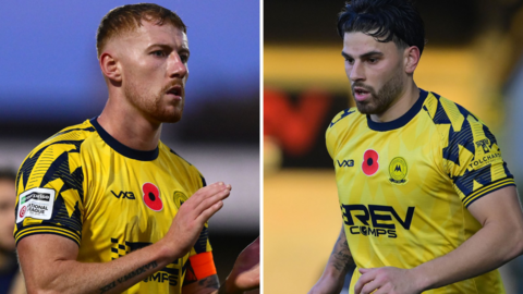 Matt Worthington (left) and Callum Dolan 