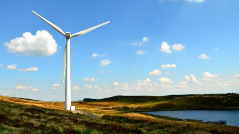 A windmill in an unidentified area of northern ireland