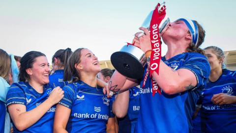 Leinster celebrate