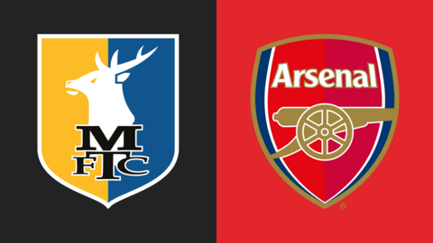 Mansfield Town and Arsenal club badges