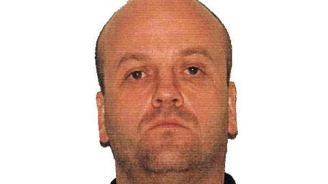 A custody shot of Allan Grimson. 