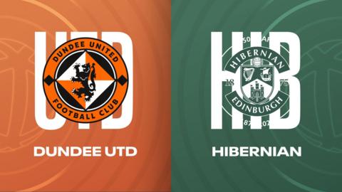 Dundee United and Hibernian badges