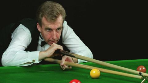 Terry Griffiths takes a shot