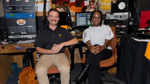 Cade Beasley and Shirleen Mwaura.