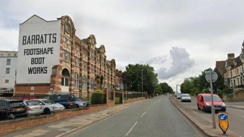 Street view of a main road.