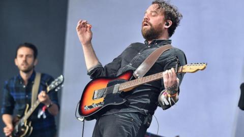 Frightened Rabbit at Glastonbury in 2016