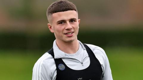 Jake Evans pictured at Leicester training