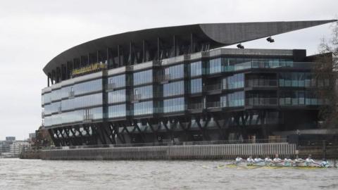 Fulham's Riverside Stand at Craven Cottage