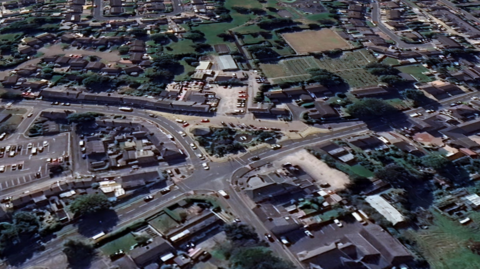 Satellite image of Trinity Close in Freckleton where the incident happened.