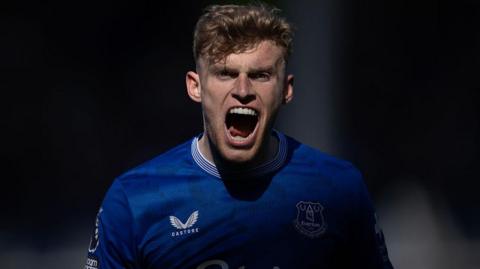 Everton defender Jarrad Branthwaite