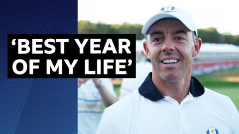 Rory McIlroy reflects on Europe winning the Ryder Cup