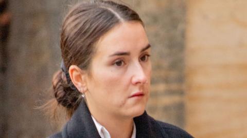 Amy Sheppard, pictured as she was walking into Lincoln Crown Court