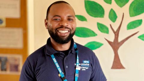  John Kasensa in his mental health nurse's uniform