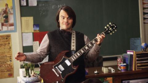Jack Black in School of Rock.