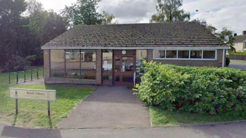 Ryhall Library on Coppice Road