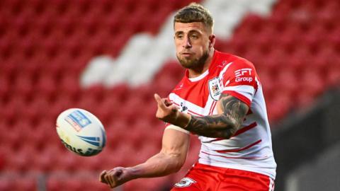 St Helen's Jake Wingfield in action