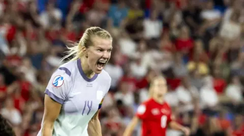Ada Hegerberg celebrates