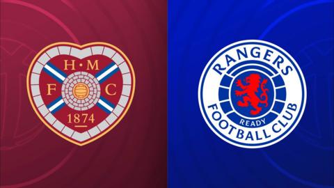 Hearts and Rangers badges