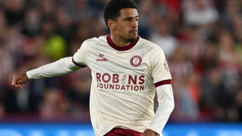 Marcus McGuane in action for Bristol City