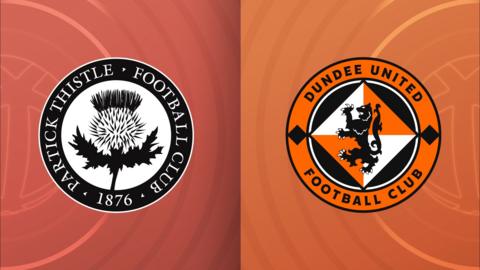Partick Thistle and Dundee United badges