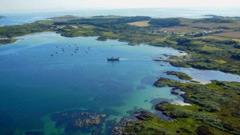 Aerial image of Isle of Gigha