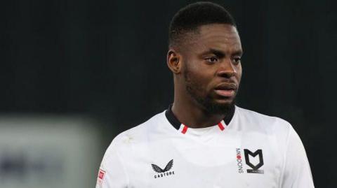 Jonathan Leko in action for MK Dons
