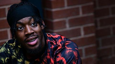 Anthony Elanga looks on before Newcastle United's game against Leeds United at Elland Road on 30 August, 2025