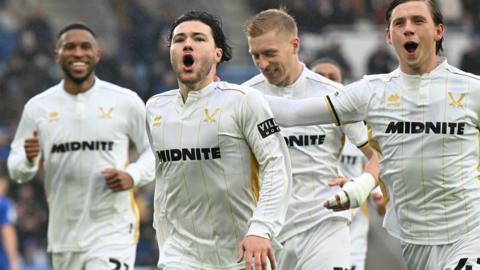 Sheffield United celebrate goal