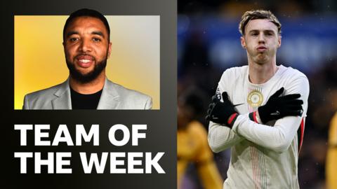 Troy Deeney's team of the week graphic