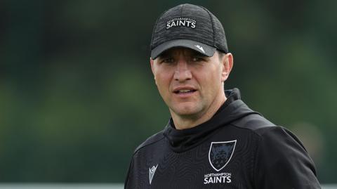 Northampton Saints director of rugby Phil Dowson during a training session