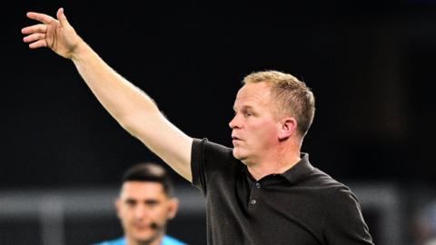 Hearts head coach Wouter Vrancken