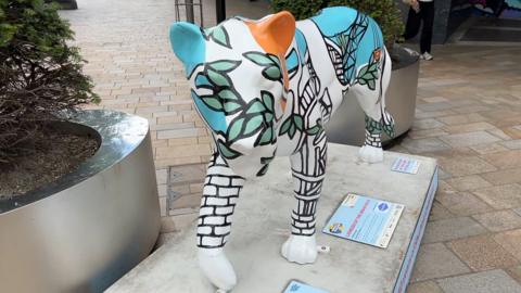 The lion sculptures can be seen at various locations in Sheffield, Doncaster, Barnsley and Doncaster