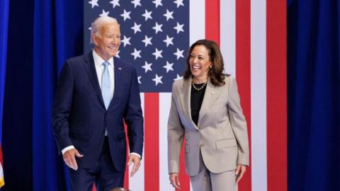 Joe Biden and Kamala Harris