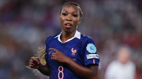 Grace Geyoro in a France kit