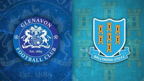Glenavon v Ballymena badges