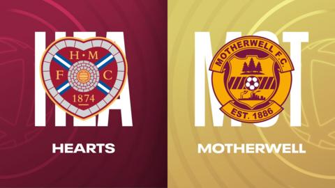 Hearts and Motherwell badges