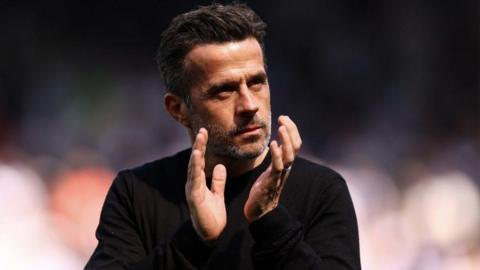 Marco Silva reacts after Fulham's 1-1 draw at Wolves in the Premier League