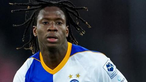 Middlesbrough player Kaly Sene, pictured playing for Grasshoppers
