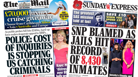 The Scottish Mail on Sunday and Scottish Sunday Express