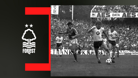 Nottingham Forest take on Anderlecht in 1984