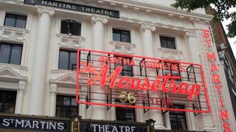 Agatha Christie's The Mousetrap at St Martin's Theatre.