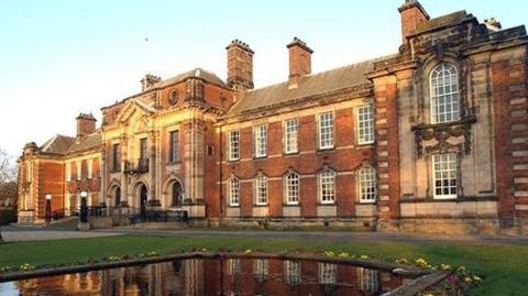 County Hall in Northallerton a large brown and red brick building in a Georgian style