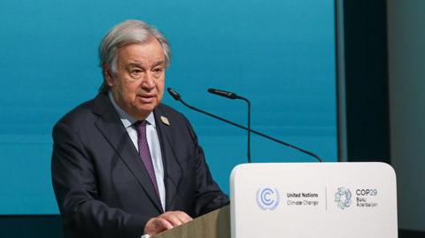 Bakı COP29 BMT-nin Baş katibi Antonio Guterres