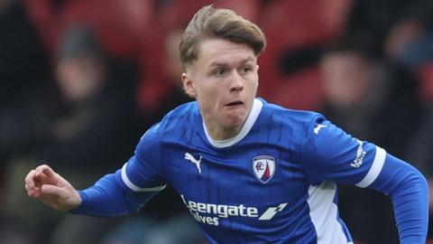 James Berry playing for Chesterfield