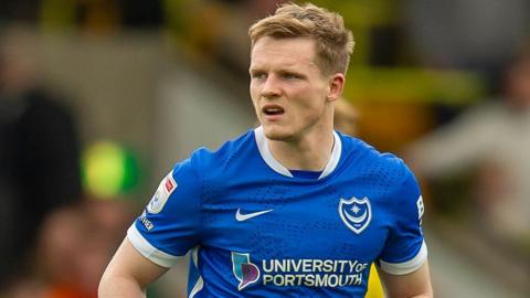 Terry Devlin in action for Portsmouth